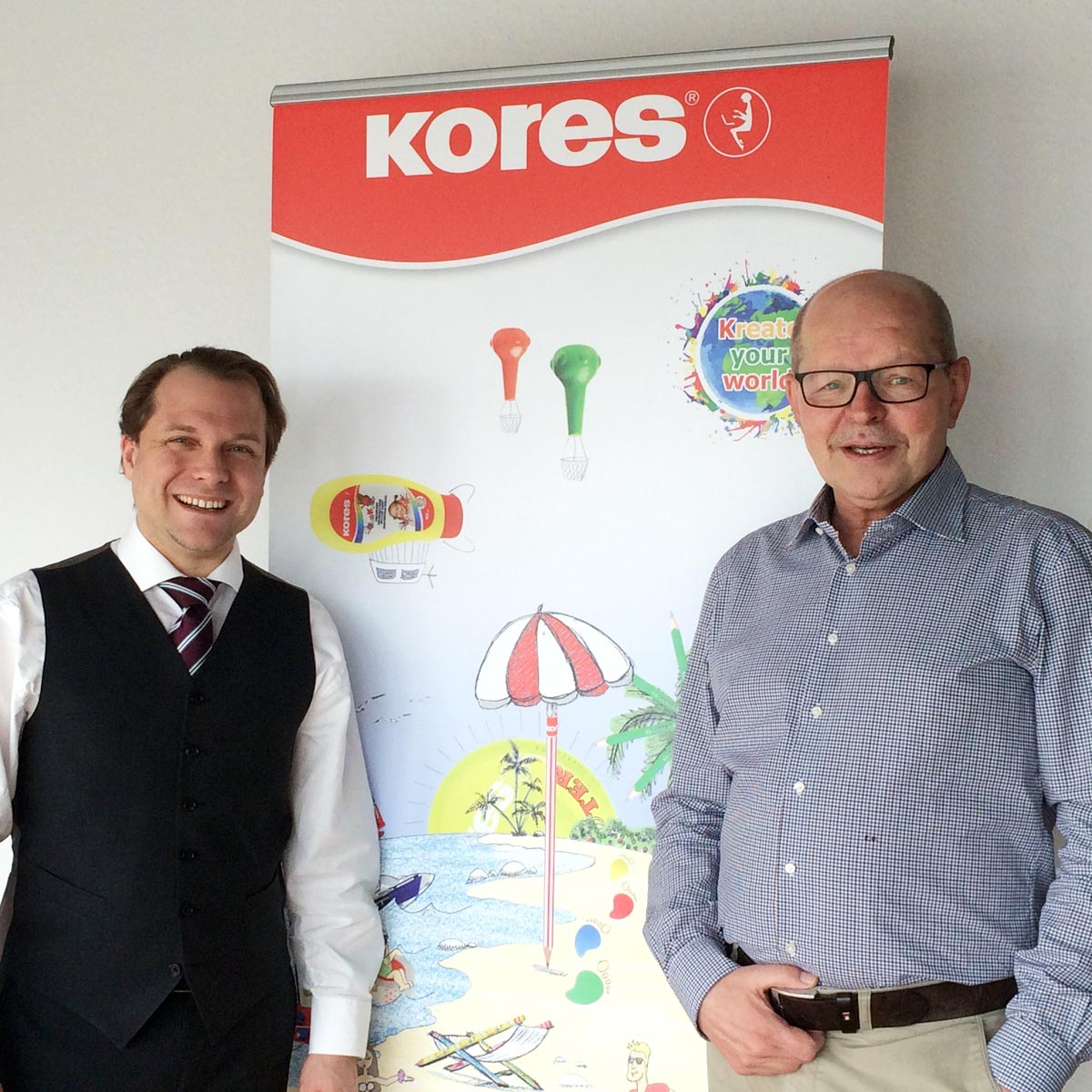 Dr. Martin Mertens zu Besuch bei der Kores Deutschland GmbH